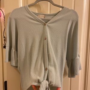 Altar’d State pastel green blouse